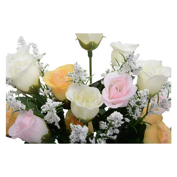 10 Off 造花 シルクフラワー ミニローズバットブッシュ ピンクミックス Vf 6616 470円 Aynaelda Com