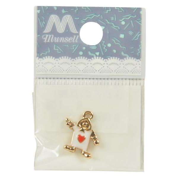 手芸金具 『エポ入りチャーム トランプの兵隊 ゴールド No.399E