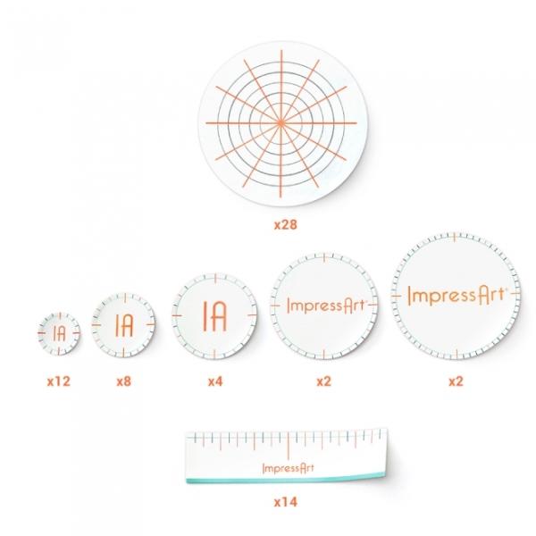 金属刻印 メタルスタンピング 『ImpressArt スタンプガイド U5003