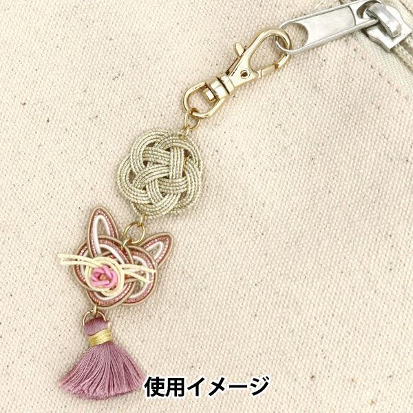 動画付き】 手芸キット 『水引キット 猫結び・梅結びストラップ