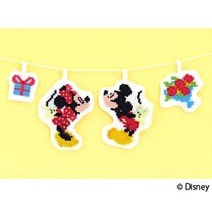 刺しゅうキット ガーランドししゅうキット ディズニー ミッキー ミニー 9046 Olympus オリムパス ユザワヤ 通販 Paypayモール