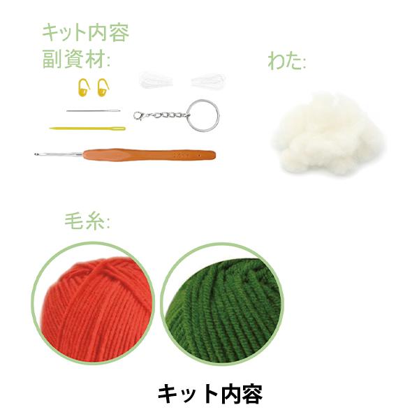編み物キット 『Enjoy Craft あみぐるみキット いちごのキーリング BEA