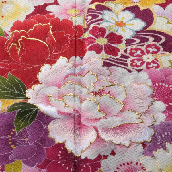 成人式　振袖フルセット　1133 正絹振袖　赤　花柄 成人式 振袖フルセット 1133 正絹振袖 赤 花柄 楽天市場】【成人