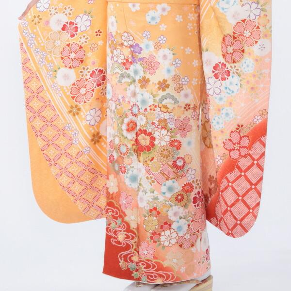 京都きもの友禅 振袖 中古 フルセット 成人式 Lサイズ 古典 京都きもの友禅 振袖 中古 フルセット 成人式 Lサイズ 古典