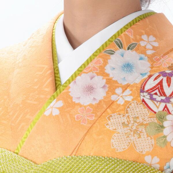 京都きもの友禅 振袖 中古 フルセット 成人式 Lサイズ 古典 京都きもの友禅 振袖 中古 フルセット 成人式 Lサイズ 古典