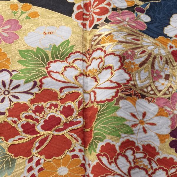 京都きもの友禅 振袖 中古 フルセット 成人式 Mサイズ 古典 青 京都きもの友禅 振袖 中古 フルセット 成人式 Mサイズ 古典 青