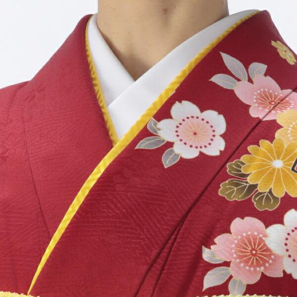 京都きもの友禅 振袖 中古 フルセット 成人式 Lサイズ 古典 赤 京都きもの友禅 振袖 中古 フルセット 成人式 Lサイズ 古典 赤