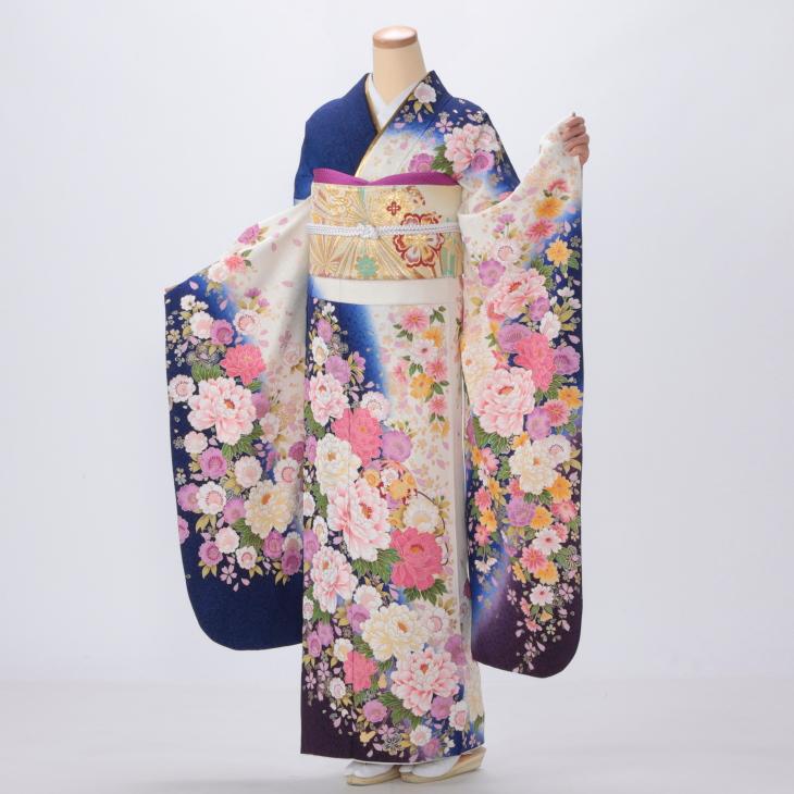 【美おり】振袖 正絹 高級 振袖フルセット 7点セット ややゆったりサイズ 美おり】振袖 正絹 高級 振袖フルセット 7点セット ややゆったりサイズ