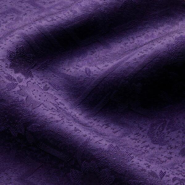 【美品　正絹お振袖　7点フルセット　M～Lサイズ　黒×紫】 r729-f-3.jpg