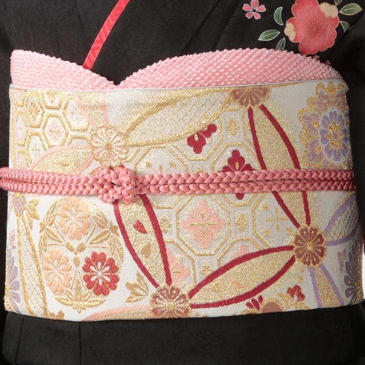 振袖 成人式 フルセット Sサイズ 花柄 黒系 着物 購入 正絹 結婚式 卒業式 セット 爆買の画像