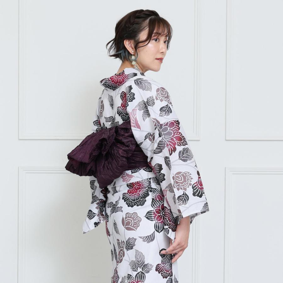 y2442004】浴衣 女の子 兵児帯 2点セット 人気の花柄 綿紅梅