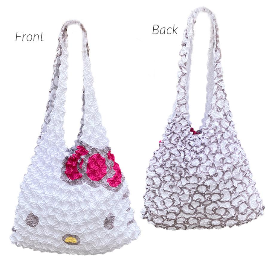 京都きもの友禅 絞りバッグ ハローキティ エコバッグ Shibori Bag