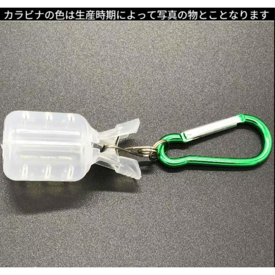 エギホルダー エギ フック ホルダー エギカバー エギケース カラビナ
