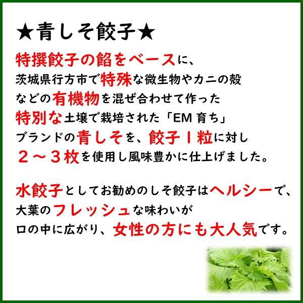 ≪冷凍≫青しそ餃子 20個 餃子 しそ ぎょうざ 冷凍餃子 水餃子 餃子鍋 金星餃子 お取り寄せ ギフト 通販 グンマー 群馬 お取り寄せグルメ 金星食品｜yuzu-shop｜04