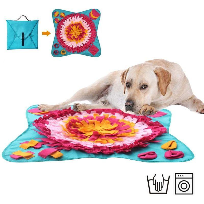 無料発送 ペットおもちゃ 訓練毛布 犬 猫 ペット ノーズワーク マット 分離不安 食いちぎる対策 運動不足 ストレス解消 噛むおもちゃ 集中力向上 Smile Body Com