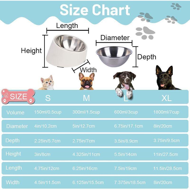 品質一番の SuperDesign 犬 食器 猫 ペット ボウル ステンレス 給食器 スタンド 傾斜がある 15度 食事をより気軽に メラミン製ス  east-wind.jp
