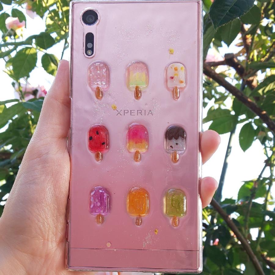 スマホケース Iphoneケース Android ほぼ 全機種対応 夏 レジン アイス ハードケース 157 ゆずandラロ工房 通販 Yahoo ショッピング