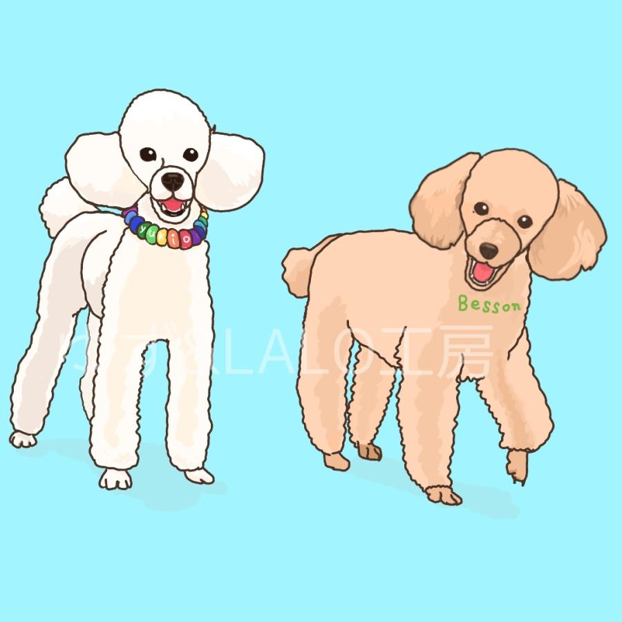 ペット 似顔絵 デジタル オーダー 可愛い ほんわか ゆるい シンプル イラスト 犬 アイコン データ Pet01 ゆずandラロ工房 通販 Yahoo ショッピング