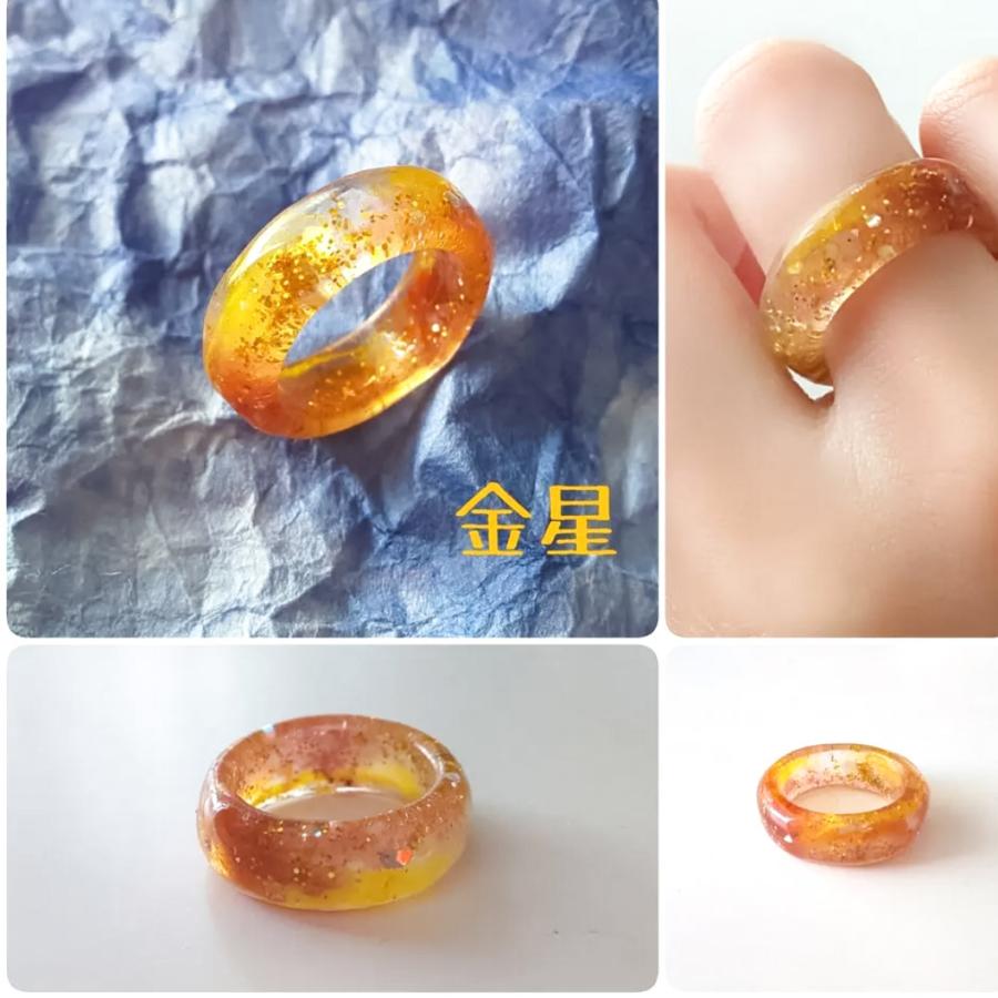 オーダーメイド レジン リング 指輪 金属アレルギー対応 オリジナル 