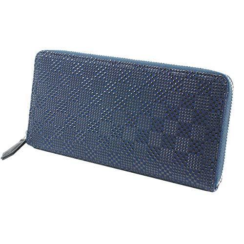 美しい 印傳屋 印伝 財布 長財布 束入y 紺地 黒漆 変わり市松小柄 2111 04 167 お客様満足度no 1 Sterlixambiental Com Br