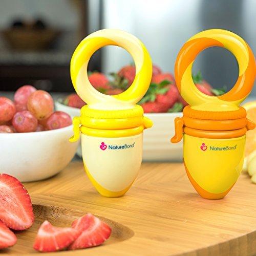 人気no 1 本体 離乳食フィーダー 赤ちゃん用 フルーツ おしゃぶり 食事用 果物 野菜 サンシャインオレンジ レモネードイ Materialworldblog Com