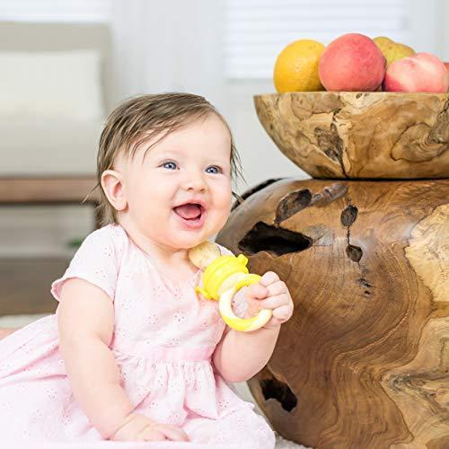 人気no 1 本体 離乳食フィーダー 赤ちゃん用 フルーツ おしゃぶり 食事用 果物 野菜 サンシャインオレンジ レモネードイ Materialworldblog Com