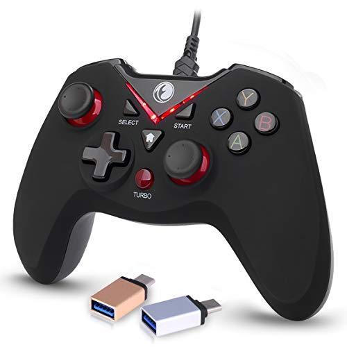 宅送 Pcコンピューターwindows 有線usb接続ゲームパッド V One Ifyoo 10 8 7 Xp Steam 赤色 Ot Ps3 対応コントローラー Android Pc用ゲームコントローラー Www We Job Com