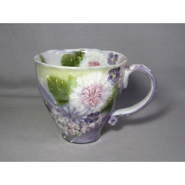 ゆずりは工房 花かざり マグカップ M077 食器の和陶 ゆずりは工房専門店 通販 Yahoo ショッピング