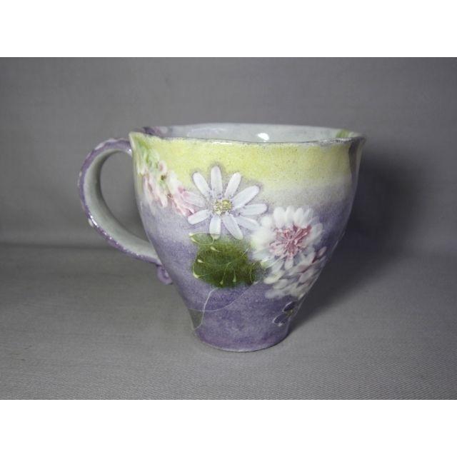 ゆずりは工房 花かざり マグカップ M077 食器の和陶 ゆずりは工房専門店 通販 Yahoo ショッピング