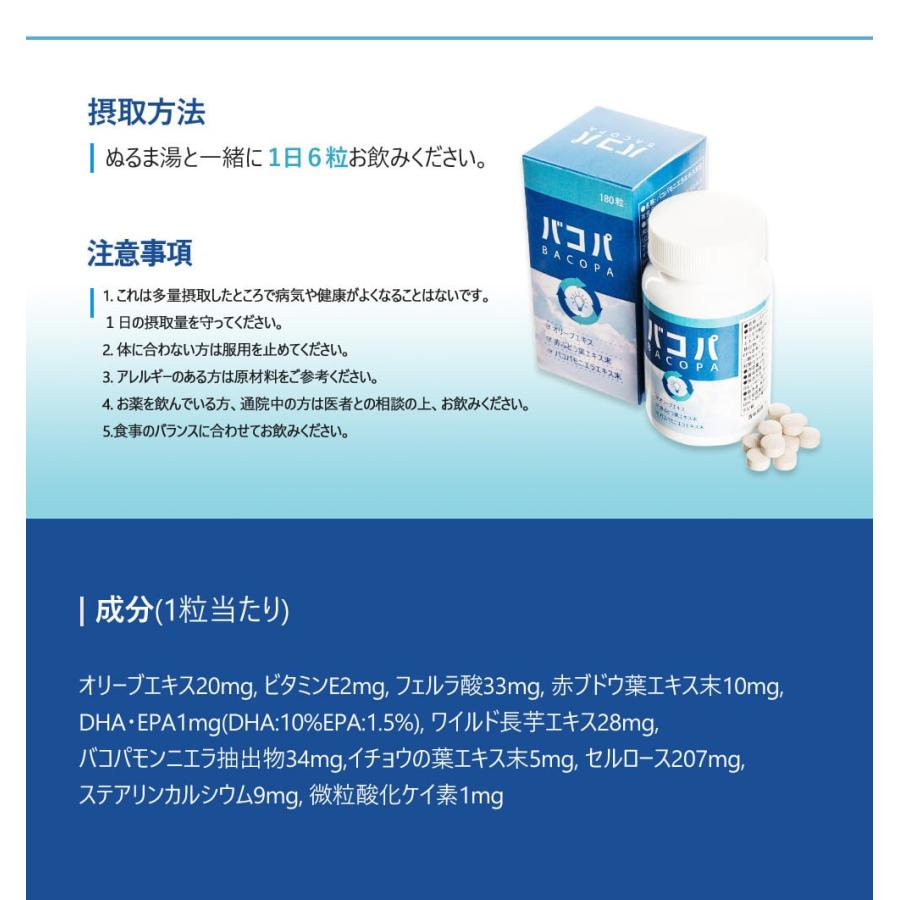 バコパ Bacopa 送料無料 サプリメント 記憶 物忘れ 血行 Bakopa Yuzuyuzukomachi 通販 Yahoo ショッピング