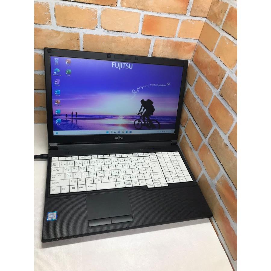 Y62☆美品ビジネスPC 6世代CPU15.6型富士通A576/NX Corei5 8G 新品