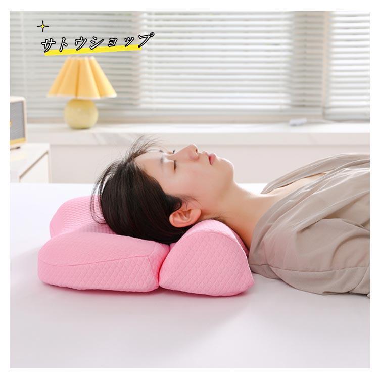 まくら 頸椎サポート 頚椎安定型 頭痛 頚椎牽引ケア枕 52*35cm