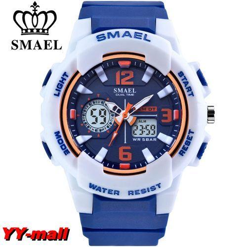 腕時計 レディース ユニセックス デュアルディスプレイ 防水 デジタル スポーツ ウォッチ 世界の