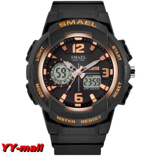 腕時計 レディース ユニセックス デュアルディスプレイ 防水 デジタル スポーツ ウォッチ 世界の