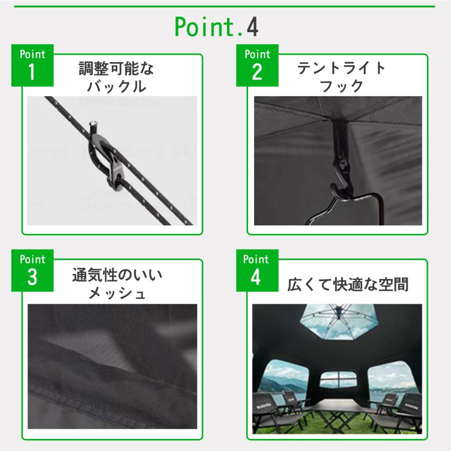 NatureHike Naturehike BLACKDOG 日焼け止めテント 4シーズン NatureHike Naturehike BLACKDOG 日焼け止めテント 4シーズン