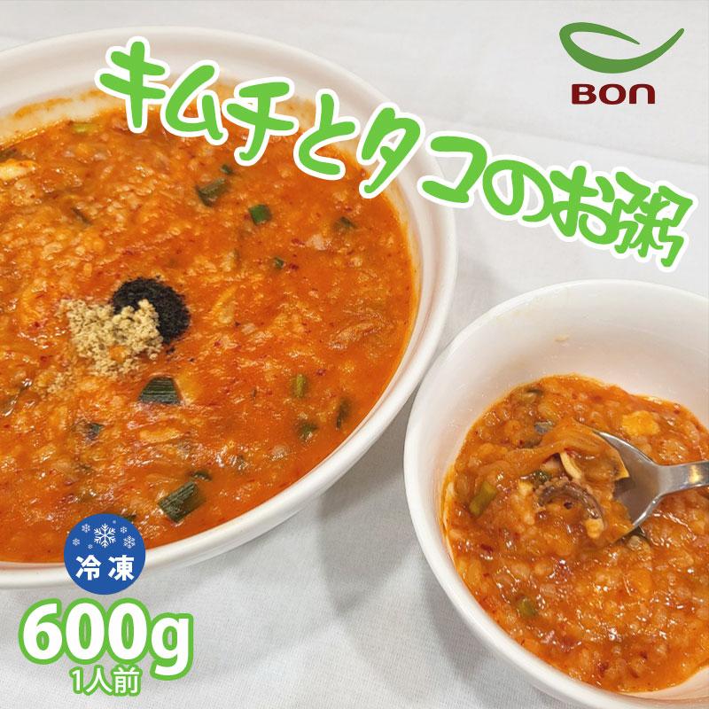 韓国料理 キムチとタコのお粥 (600g) 新大久保 韓国お粥 おかゆ 粥 韓国食品1-2人前 YOGIJOA ボンジュク&ビビンバcafe 新大久保店｜yy0shop｜02