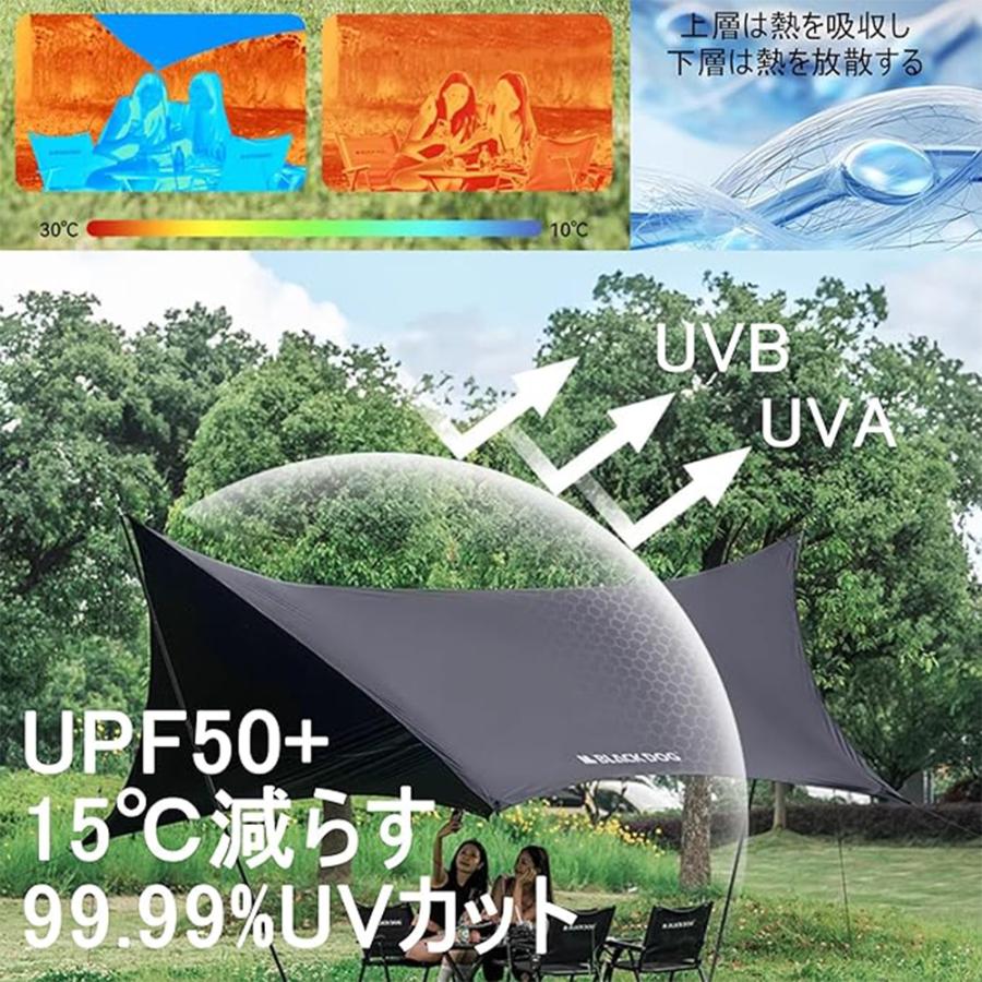 massa 様　blackdogヘキサタープ防水5.5mｘ3m紫外3000mm Amazon.co.jp: BLACKDOG(黒犬) ヘキサタープ 防水タープ 5.5