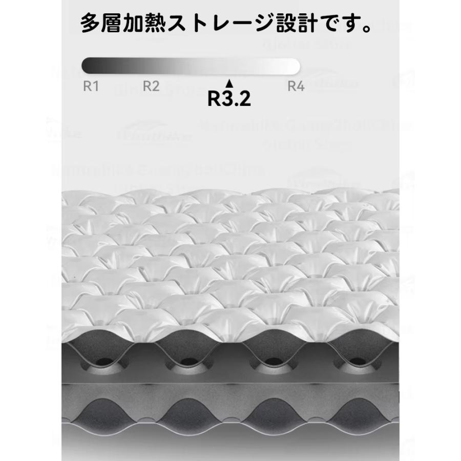 Naturehike Blackdog エアーマット キャンプ用品 NatureHike Naturehike Blackdog【厚さ8cm 高R値3.2-30°C使用
