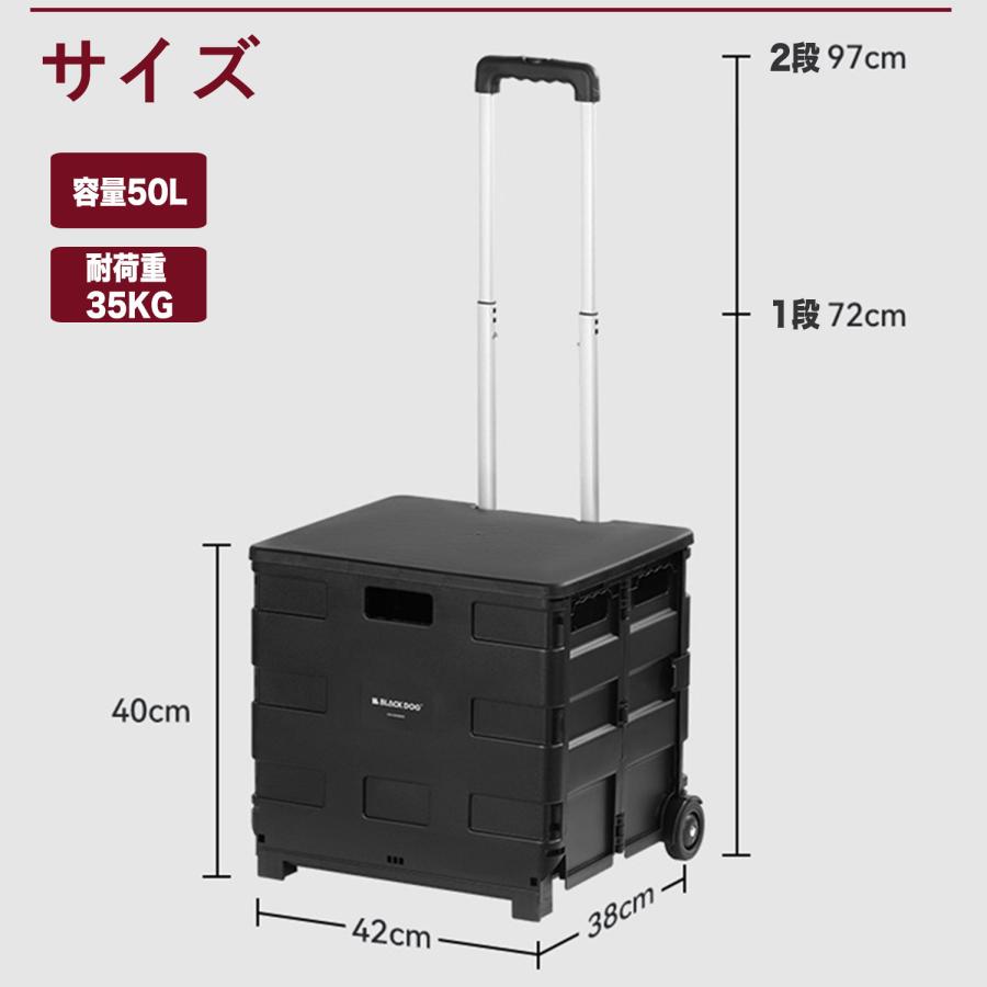 NatureHike（ネイチャーハイク） Naturehike black dog キャリーカート