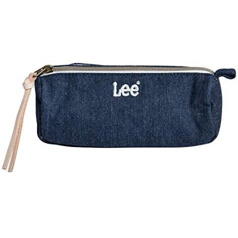 リー Lee ポーチ 大容量 おしゃれ マルチポーチ 化粧ポーチ ペンケース 文房具 デニム ミニポーチ 絶対一番安い かわいい ロゴ 筆箱 ネイビーデニム