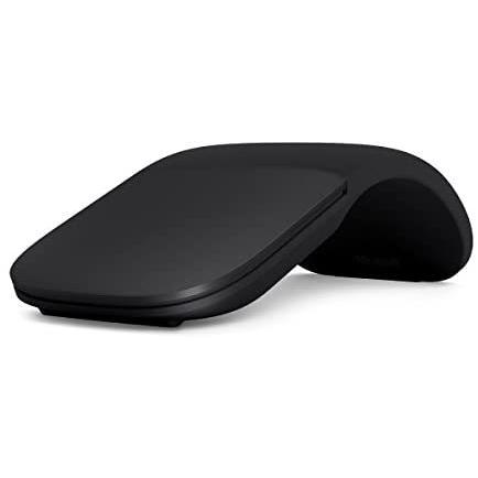 超爆安  マウス マイクロソフト Bluetooth対応/薄型/小型 (ブラック) ELG-00007 Mouse Arc 和傘