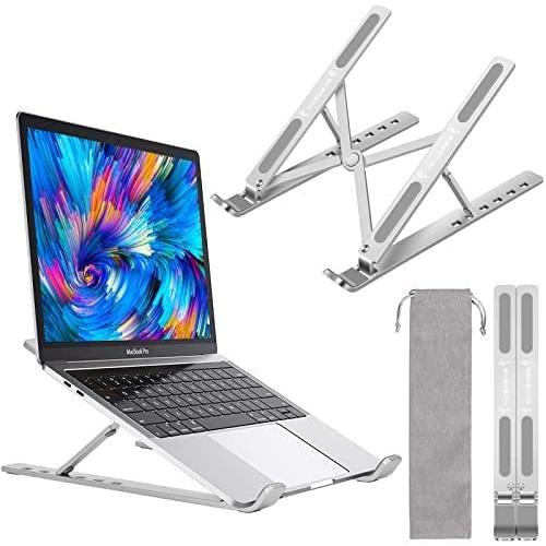 Yffノートパソコンスタンド Pcスタンド ラップトップスタンド 航空グレードアルミニウム合金素材 シルバー 入荷予定