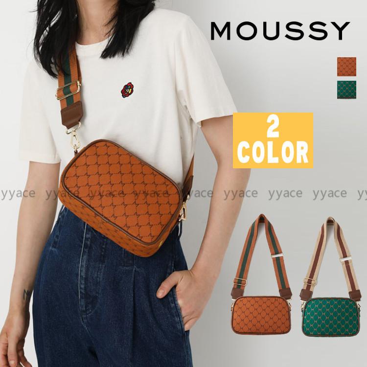 Moussy マウジー バッグ レトロなコントラストパターン New Nylon ニューナイロン ショルダーバッグ ブランド品専門の