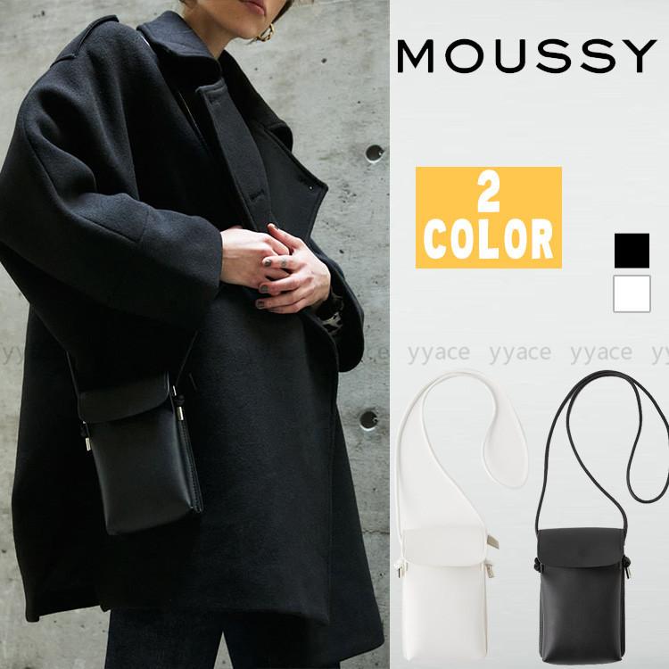 Moussy マウジー バッグ ショルダーバッグ ポシェット ショルダーハンドバッグ 正方形バッグ 送料無料 日本メーカー新品