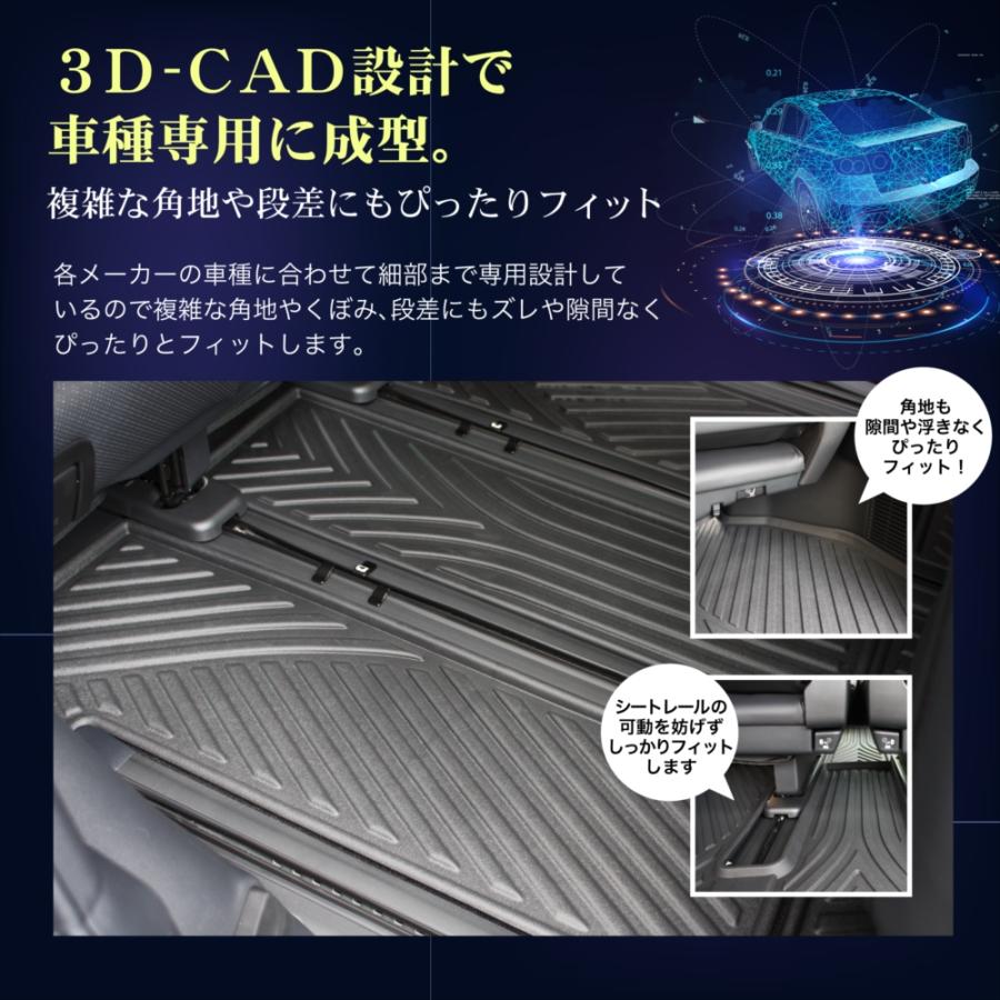 シエンタ(車) シエンタ 10系 3D フロアマット 運転席 助手席 1列目