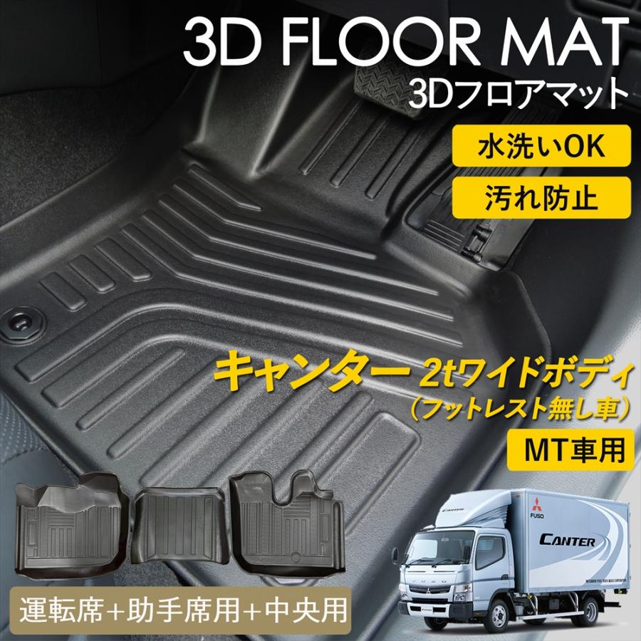 canter（キャンター） 2t ワイドボディ フットレストなし MT車 3D 
