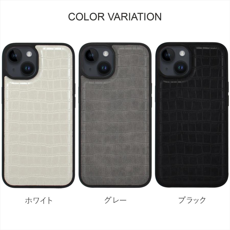 iPhone15 iPhone14 ケース クロコダイル調 クロコ柄 ワニ柄 TPU メンズ