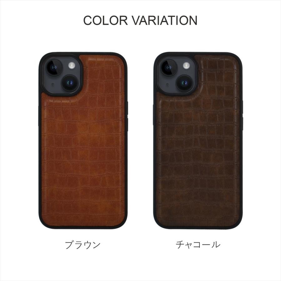 iPhone15 iPhone14 ケース クロコダイル調 クロコ柄 ワニ柄 TPU