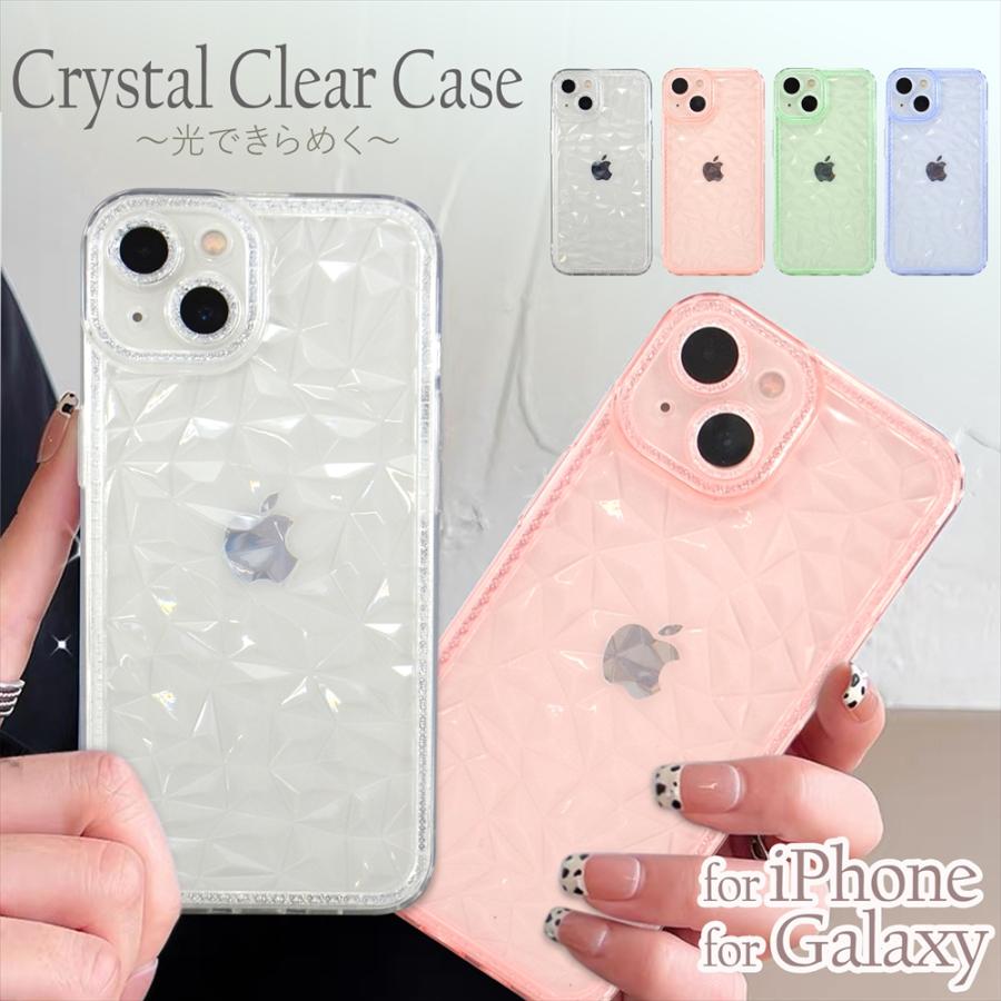 スマホケース iPhone16 ケース iPhone15 クリスタル