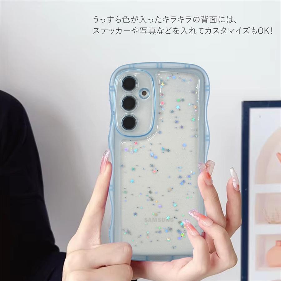 スマホケース ウェーブ Galaxy S25 ケース S24 Ultra S23 ギャラクシー